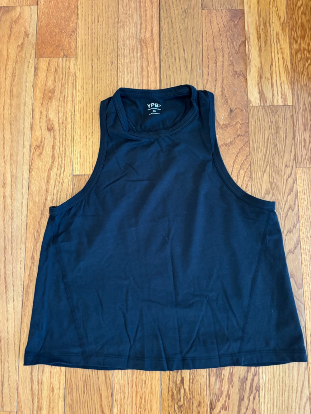 Abercrombie & Fitch YPB cropped Black Tank Top